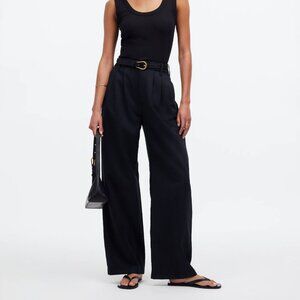 Madewell Black The Harlow Wide-Leg Pant